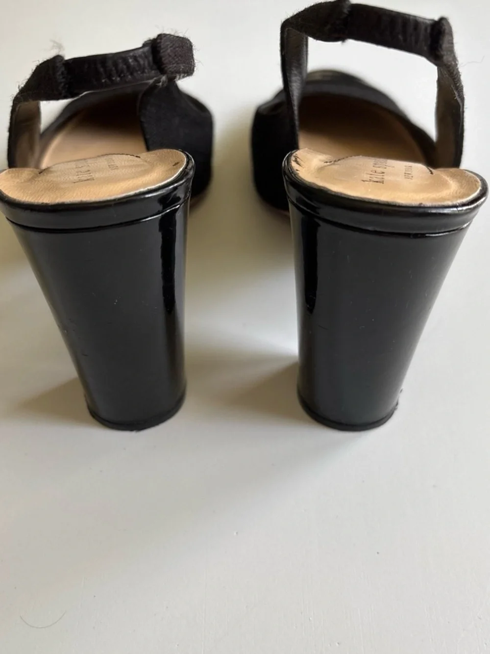 kate spade Black Slingback Heels